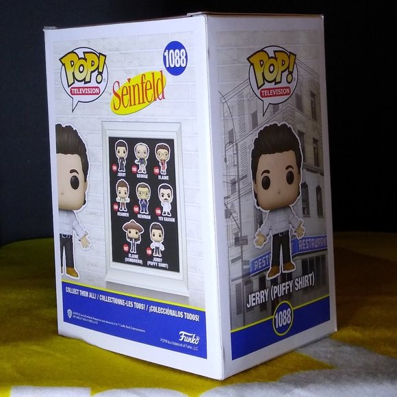 Jerry (Puffy Shirt) Seinfeld 1088 Funko Pop NIB - Picture 2 of 4